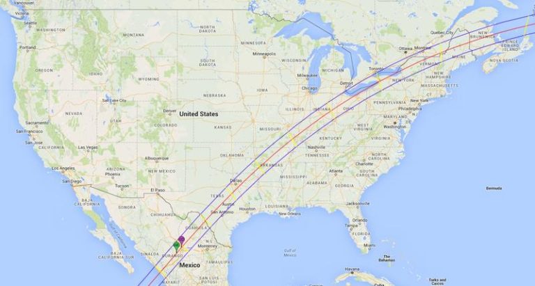 Viewing locations – Buffalo Eclipse